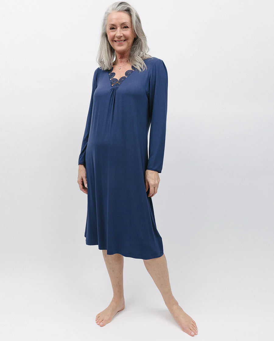 Navy nightdress 2025