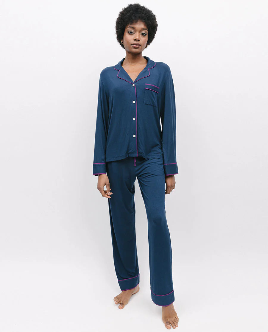 Fable and Eve Southbank Navy PJ Set